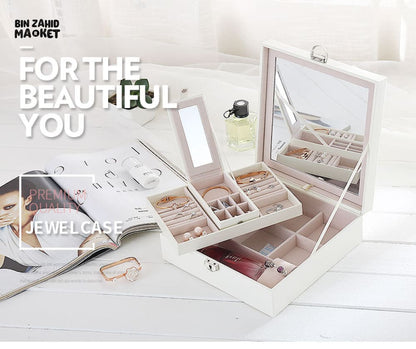 HIGH-END LEATHER JEWELRY ORGANIZER