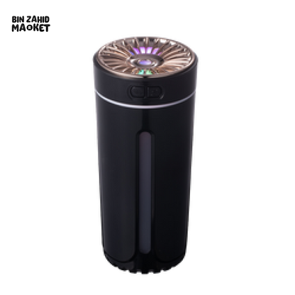 PORTABLE CAR AIR HUMIDIFIER – USB MIST MAKER WITH RGB LED MOOD LIGHT